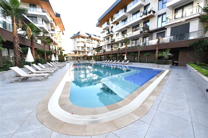 1+1 apartment in a new complex with infrastructure in Oba district 