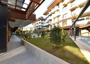 1+1 apartment in a new complex with infrastructure in Oba district 