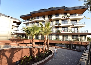 1+1 apartment in a new complex with infrastructure in Oba district 