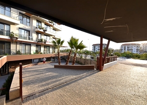 1+1 apartment in a new complex with infrastructure in Oba district 