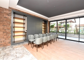 1+1 apartment in a new complex with infrastructure in Oba district 