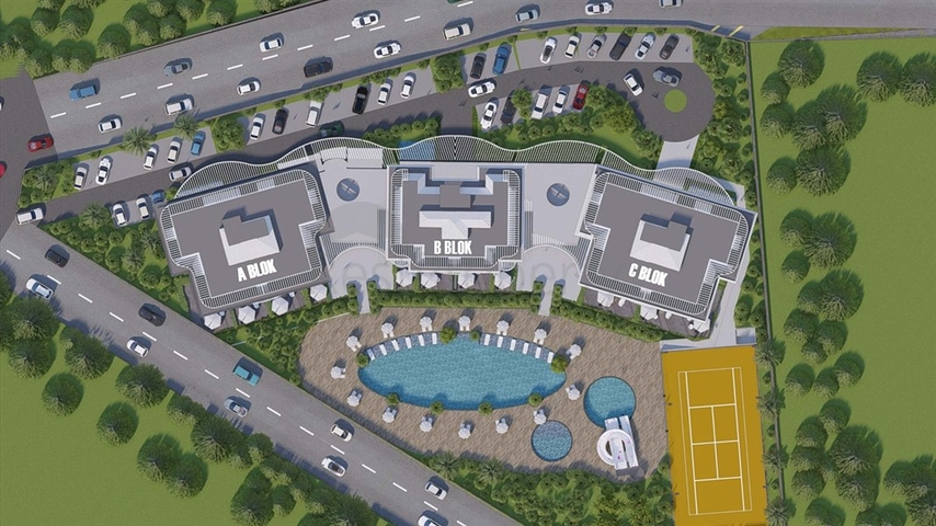 1+1 in a hotel-type complex under construction 