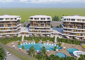 1+1 in a hotel-type complex under construction 