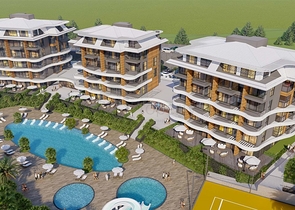 1+1 in a hotel-type complex under construction 