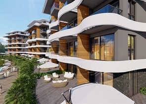 1+1 in a hotel-type complex under construction 