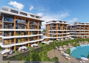 1+1 in a hotel-type complex under construction 