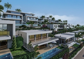 3+1 villa with private pool in Kargicak area