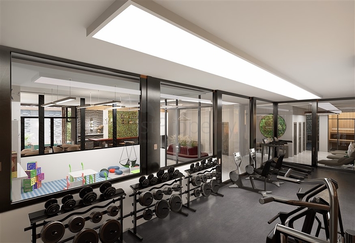 1+1 apartment in a building under construction in Mahmutlar district