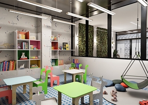 1+1 apartment in a building under construction in Mahmutlar district