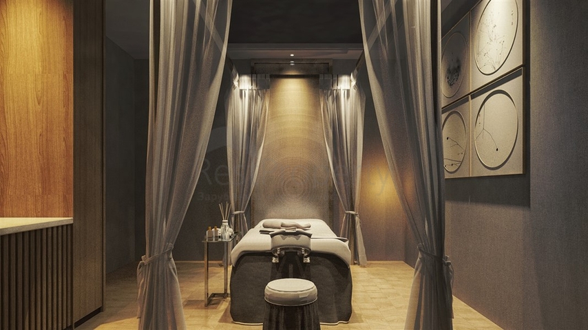 1+1 apartment in a new residential complex in the center of Alanya