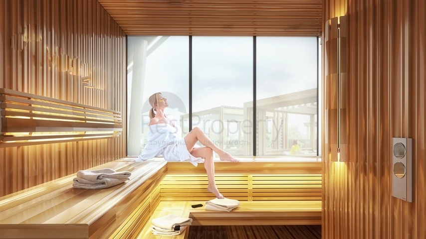 1+1 apartment in a new residential complex in the center of Alanya