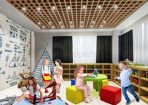 1+1 apartment in a new residential complex in the center of Alanya