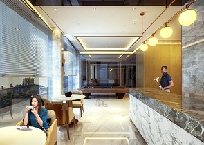 1+1 apartment in a new residential complex in the center of Alanya