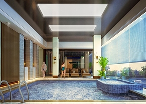 1+1 apartment in a new residential complex in the center of Alanya