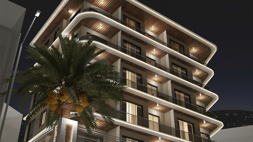 1+1 apartment in the center of Alanya at a distance of 200 meters from the sea