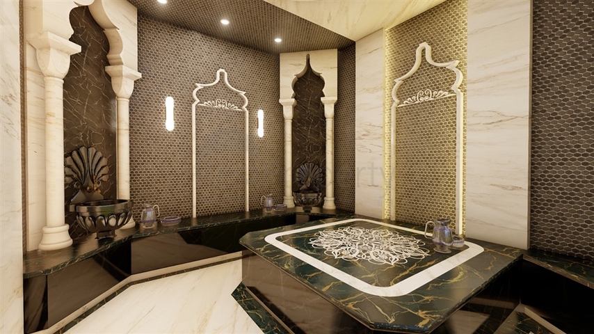 1+1 apartment in the center of Alanya at a distance of 200 meters from the sea