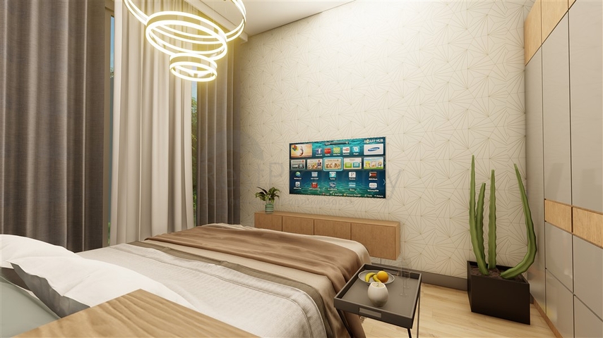 1+1 apartment in the center of Alanya at a distance of 200 meters from the sea