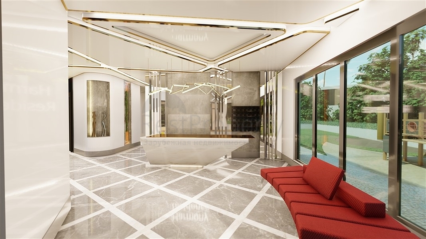 1+1 apartment in the center of Alanya at a distance of 200 meters from the sea