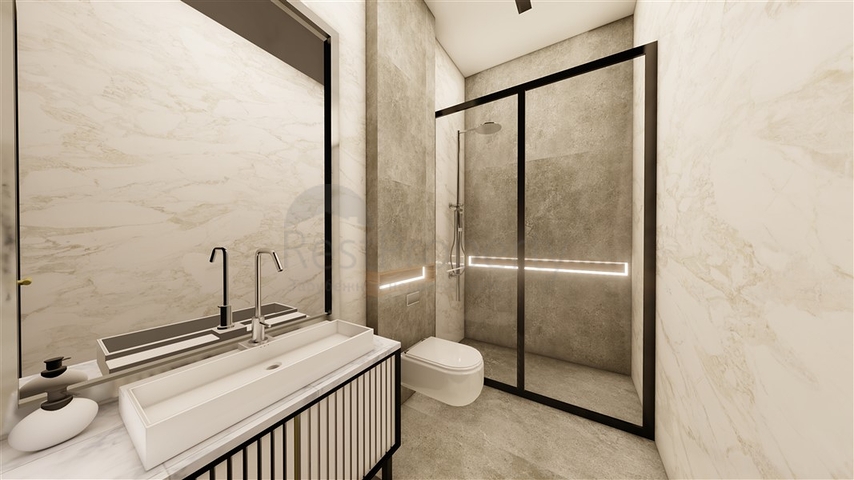 1+1 apartment in the center of Alanya at a distance of 200 meters from the sea