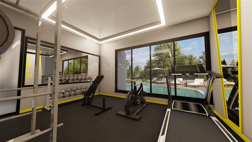 1+1 apartment in the center of Alanya at a distance of 200 meters from the sea