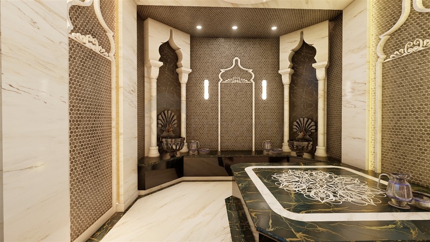 1+1 apartment in the center of Alanya at a distance of 200 meters from the sea