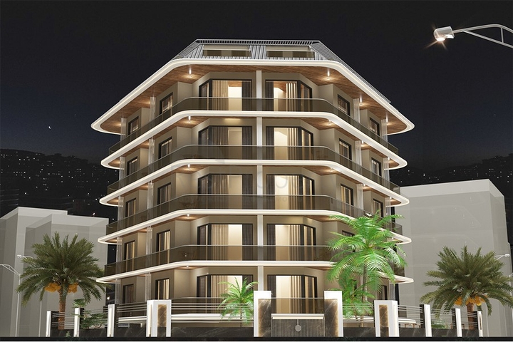 1+1 apartment in the center of Alanya at a distance of 200 meters from the sea