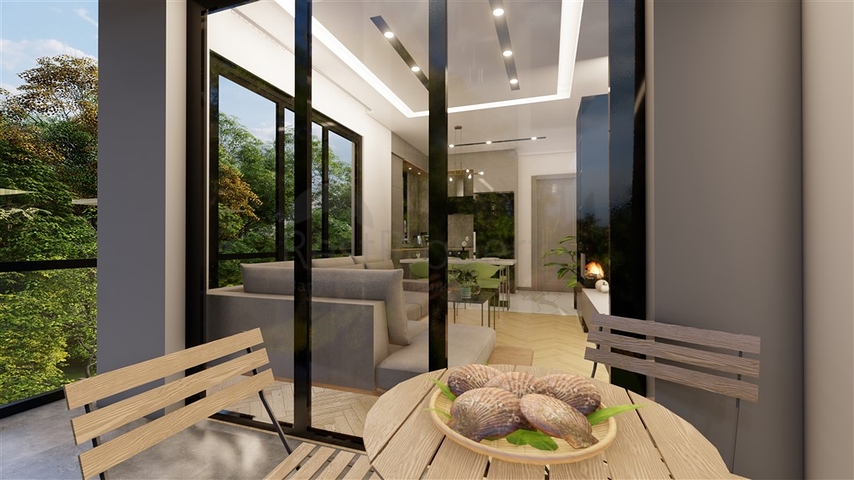 1+1 apartment in the center of Alanya at a distance of 200 meters from the sea