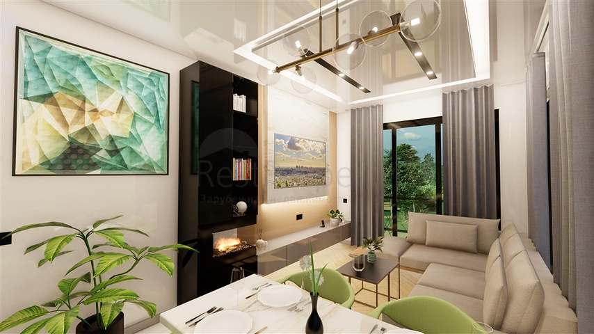 1+1 apartment in the center of Alanya at a distance of 200 meters from the sea