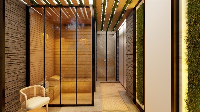 1+1 apartment in the center of Alanya at a distance of 200 meters from the sea