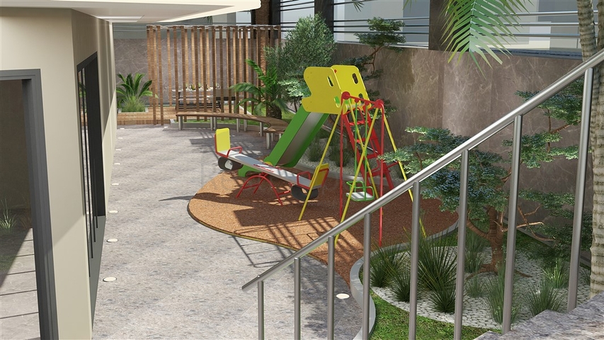 1+1 apartment in the center of Alanya at a distance of 200 meters from the sea