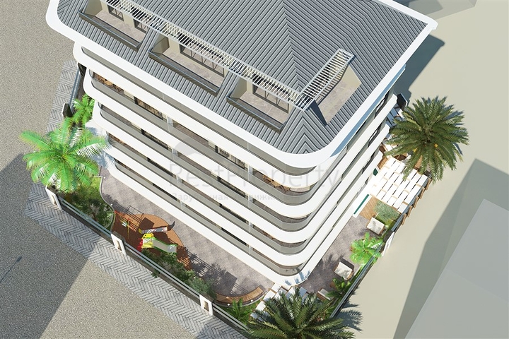 1+1 apartment in the center of Alanya at a distance of 200 meters from the sea