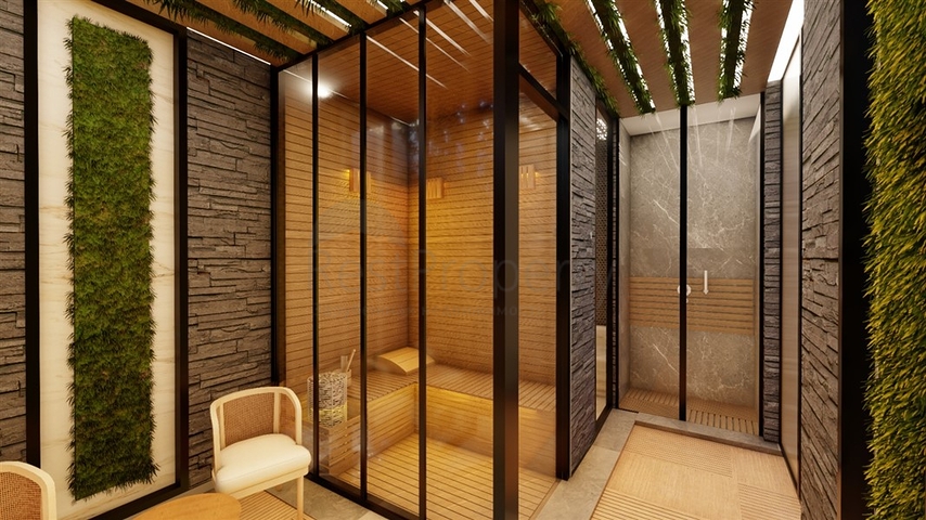 1+1 apartment in the center of Alanya at a distance of 200 meters from the sea