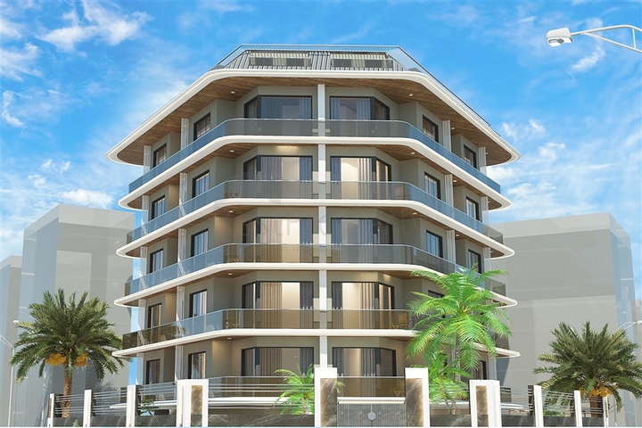 1+1 apartment in the center of Alanya at a distance of 200 meters from the sea