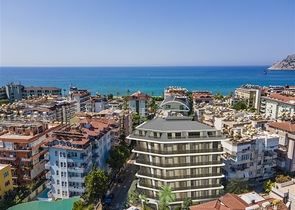 1+1 apartment in the center of Alanya at a distance of 200 meters from the sea