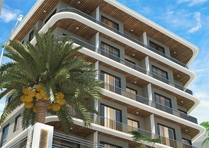 1+1 apartment in the center of Alanya at a distance of 200 meters from the sea