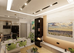 1+1 apartment in the center of Alanya at a distance of 200 meters from the sea