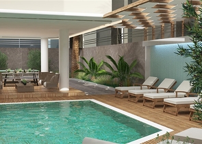 1+1 apartment in the center of Alanya at a distance of 200 meters from the sea