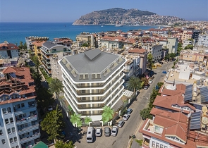 1+1 apartment in the center of Alanya at a distance of 200 meters from the sea
