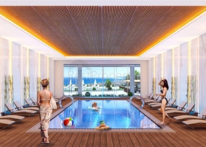 One-bedroom apartment in a new complex in Mahmutlar district