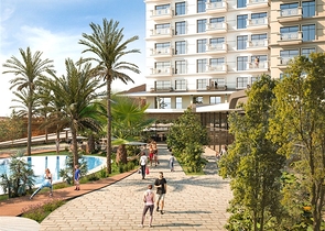 One-bedroom apartment in a new complex in Mahmutlar district