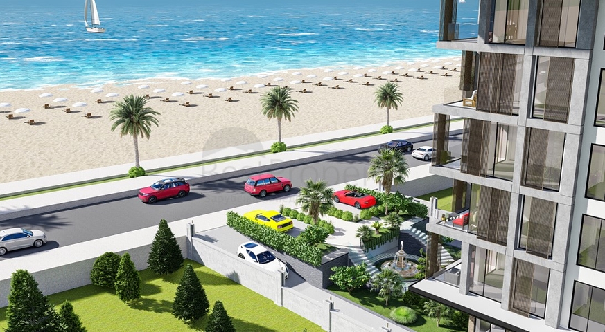 1+1 apartment in a complex on the first line 