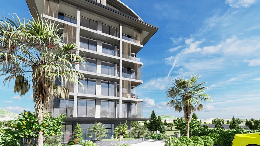 1+1 apartment in a complex on the first line 