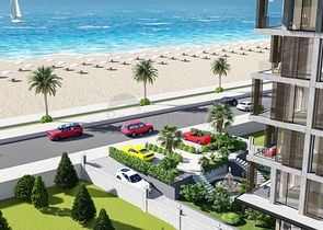 1+1 apartment in a complex on the first line 