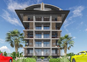 1+1 apartment in a complex on the first line 