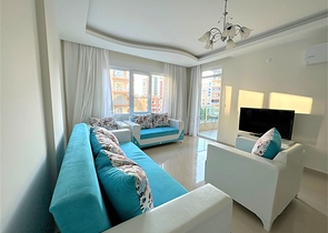 1+1 furnished apartment 250 m from the sea