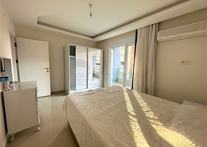 1+1 furnished apartment 250 m from the sea