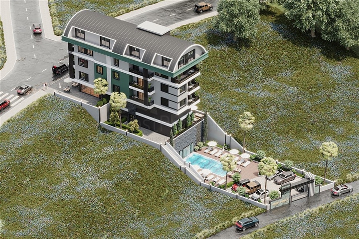 A complex of 11 apartments in the popular Oba area 