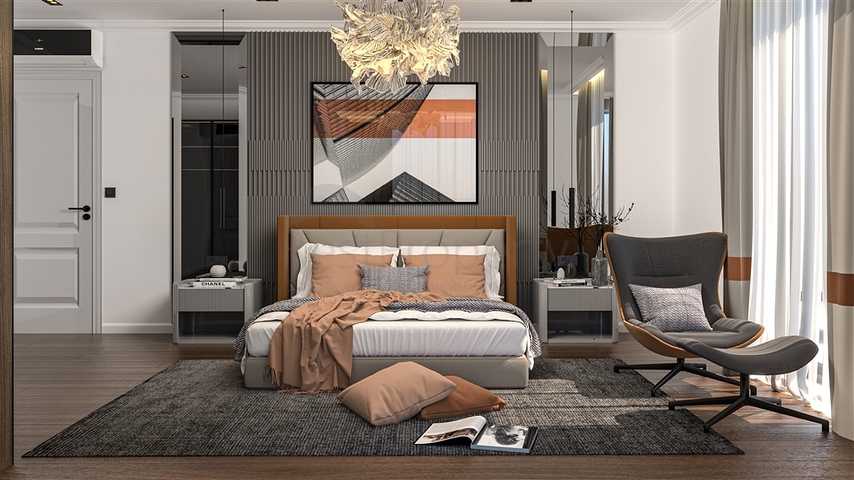 Premium apartment and villa complex in Kargicak district 