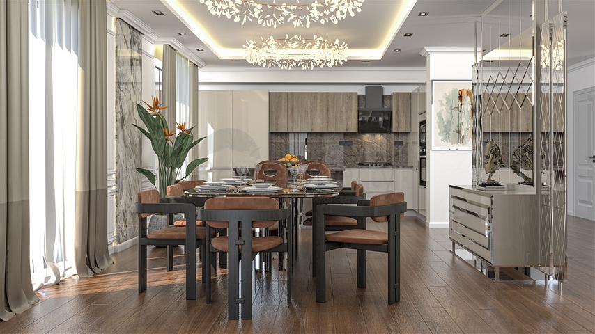 Premium apartment and villa complex in Kargicak district 