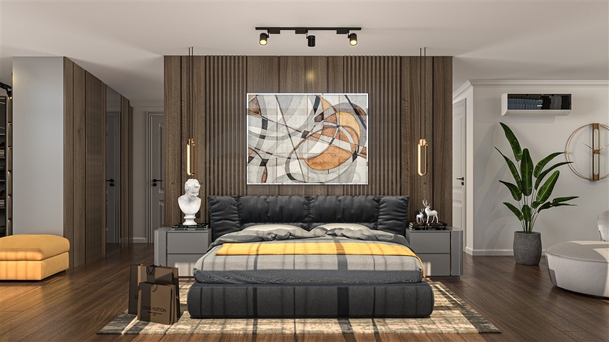 Premium apartment and villa complex in Kargicak district 